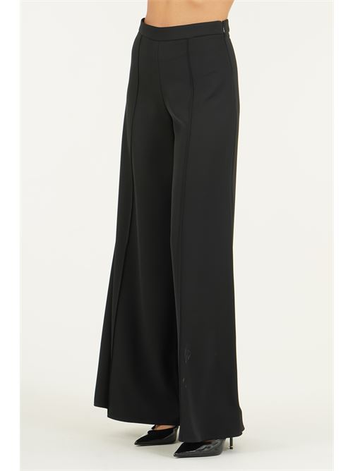 Pantalone palazzo in cady Simona Corsellini | A26CPPA00901NERO